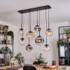 Gastor Lámparas suspendidas, Luminarias esféricas, Lámparas colgantes Colores ámbar, Cromo, Transparente, Ahumado, 8 luces