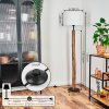 Soungou Lámpara de pie Crudo, Negro, 1 luz