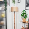 Soungou Lámpara de pie Crudo, Negro, 1 luz