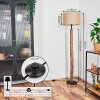Soungou Lámpara de pie Crudo, Negro, 1 luz