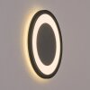 Gelan Apliques LED Negro, Blanca, 1 luz