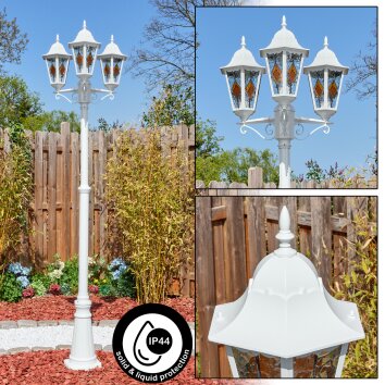Hongkong Candelabro, Iluminación de caminos Blanca, 3 luces