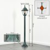Naofe Iluminación de caminos Verde, Negro, 1 luz