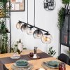 Koyoto Lámparas suspendidas, Luminarias esféricas, Lámparas colgantes Colores ámbar, Transparente, Ahumado, 5 luces