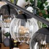 Koyoto Lámparas suspendidas, Luminarias esféricas, Lámparas colgantes Colores ámbar, Transparente, Ahumado, 5 luces