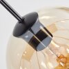 Koyoto Lámparas suspendidas, Luminarias esféricas, Lámparas colgantes Colores ámbar, Cromo, Transparente, Ahumado, 8 luces