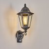 Lignac Aplique de exterior, Apliques Negro, Plata, 1 luz, Sensor de movimiento