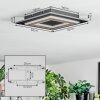 Lidor Plafones LED Negro, 1 luz