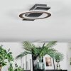 Lidor Plafones LED Negro, 1 luz