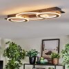 Lidor Plafones LED Cromo, Negro, 1 luz