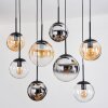 Gastor Lámparas suspendidas, Luminarias esféricas, Lámparas colgantes Colores ámbar, Cromo, Transparente, Ahumado, 8 luces