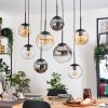 Gastor Lámparas suspendidas, Luminarias esféricas, Lámparas colgantes Colores ámbar, Transparente, Ahumado, 8 luces
