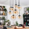 Gastor Lámparas suspendidas, Luminarias esféricas, Lámparas colgantes Colores ámbar, Transparente, 8 luces