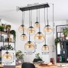 Gastor Lámparas suspendidas, Luminarias esféricas, Lámparas colgantes Colores ámbar, Transparente, 8 luces
