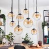 Gastor Lámparas suspendidas, Luminarias esféricas, Lámparas colgantes Colores ámbar, Transparente, 8 luces