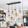 Gastor Lámparas suspendidas, Luminarias esféricas, Lámparas colgantes Colores ámbar, Transparente, 8 luces