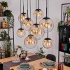 Gastor Lámparas suspendidas, Luminarias esféricas, Lámparas colgantes Colores ámbar, Transparente, 8 luces