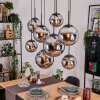 Gastor Lámparas suspendidas, Luminarias esféricas, Lámparas colgantes Cromo, Ahumado, 8 luces