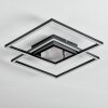 Manor Plafones LED Negro, 1 luz, Mando a distancia