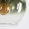 Koyoto Lámparas suspendidas, Luminarias esféricas, Lámparas colgantes Azul, dorado, Verde, Transparente, 8 luces