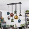 Ripoll Lámparas suspendidas, Luminarias esféricas, Lámparas colgantes Azul, Cromo, dorado, Verde, Color cobre, Ahumado, 8 luces
