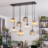 Koyoto Lámparas suspendidas, Luminarias esféricas, Lámparas colgantes Colores ámbar, Transparente, Ahumado, 8 luces