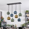 Koyoto Lámparas suspendidas, Luminarias esféricas, Lámparas colgantes Azul, dorado, Verde, 8 luces