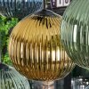 Koyoto Lámparas suspendidas, Luminarias esféricas, Lámparas colgantes Azul, dorado, Verde, 8 luces