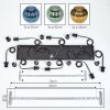 Koyoto Lámparas suspendidas, Luminarias esféricas, Lámparas colgantes Azul, dorado, Verde, 8 luces