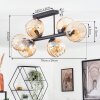 Koyoto Plafones, Luminarias esféricas Colores ámbar, 6 luces