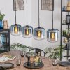 Lauden Lámparas suspendidas, Lámparas colgantes Azul, Transparente, 4 luces