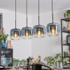 Lauden Lámparas suspendidas, Lámparas colgantes Azul, Transparente, 4 luces