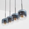 Lauden Lámparas suspendidas, Lámparas colgantes Azul, Transparente, 4 luces