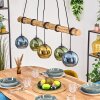Koyoto Lámparas suspendidas, Luminarias esféricas, Lámparas colgantes Crudo, Negro, 5 luces