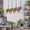 Lauden Lámparas suspendidas, Lámparas colgantes Azul, Verde, Transparente, Color cobre, 4 luces