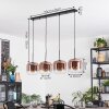 Lauden Lámparas suspendidas, Lámparas colgantes Transparente, Color cobre, 4 luces