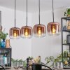 Lauden Lámparas suspendidas, Lámparas colgantes Transparente, Color cobre, 4 luces