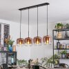 Lauden Lámparas suspendidas, Lámparas colgantes Transparente, Color cobre, 4 luces