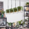 Lauden Lámparas suspendidas, Lámparas colgantes Verde, Transparente, 4 luces