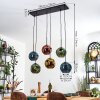 Ripoll Lámparas suspendidas, Luminarias esféricas, Lámparas colgantes Azul, dorado, Verde, Color cobre, 6 luces