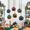 Ripoll Lámparas suspendidas, Luminarias esféricas, Lámparas colgantes Azul, dorado, Verde, Color cobre, 6 luces