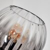 Koyoto Luminarias esféricas, Lámpara de pie Colores ámbar, Transparente, Ahumado, 5 luces