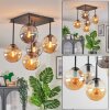 Gastor Plafones, Luminarias esféricas Colores ámbar, Ahumado, 5 luces
