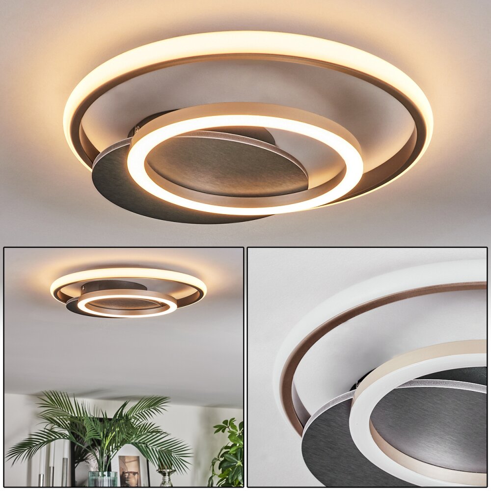 Lynor Plafones LED Antracita, Negro, 1 luz main product photo