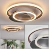 Lynor Plafones LED Antracita, Negro, 1 luz