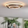 Lynor Plafones LED Antracita, Negro, 1 luz
