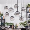 Koyoto Lámparas suspendidas, Luminarias esféricas, Lámparas colgantes Transparente, Ahumado, 8 luces