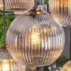 Koyoto Lámparas suspendidas, Luminarias esféricas, Lámparas colgantes Transparente, Ahumado, 8 luces