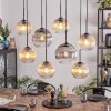 Koyoto Lámparas suspendidas, Luminarias esféricas, Lámparas colgantes Colores ámbar, Transparente, Ahumado, 8 luces