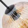 Koyoto Lámparas suspendidas, Luminarias esféricas, Lámparas colgantes Colores ámbar, Transparente, Ahumado, 8 luces